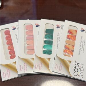 Color Street Glitter and Solid Nail Strips Set